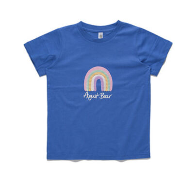 Rainbow (Embroidered Series) Kids Tee Thumbnail