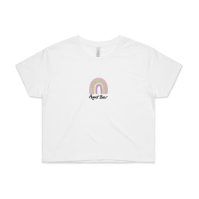 Rainbow (Embroidered Series) Adult Crop Tee Thumbnail